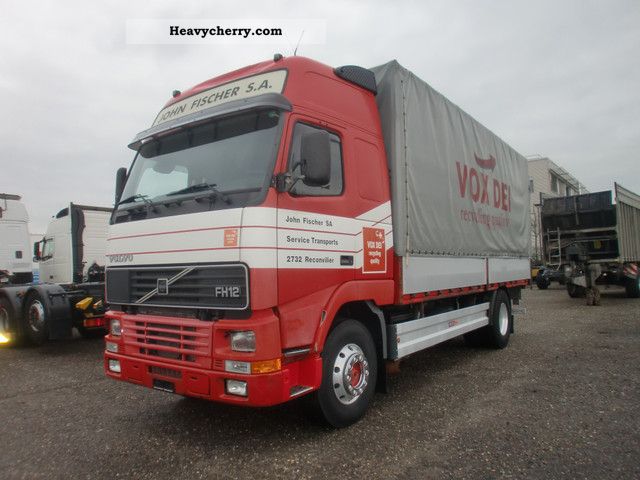 1997 Volvo  FH12/420 GlobetrotterXL, Manual, Pr + tilt Truck over 7.5t Stake body and tarpaulin photo