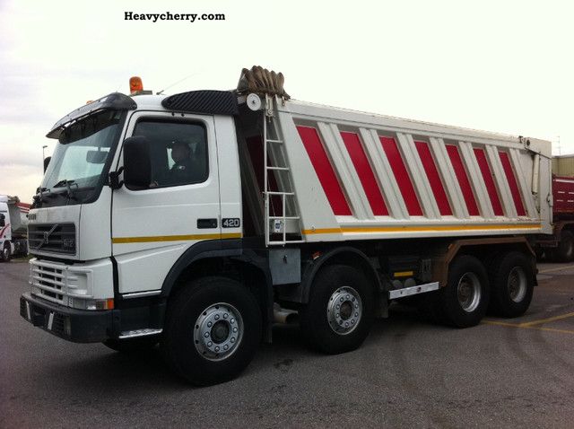 2000 Volvo  FM12.420 8x4 tipper air export 24.900Euro Truck over 7.5t Mining truck photo