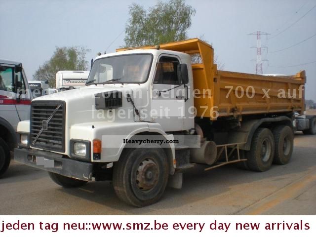 1990 Volvo  N 10 6x4 truck 3x in stock Truck over 7.5t Tipper photo