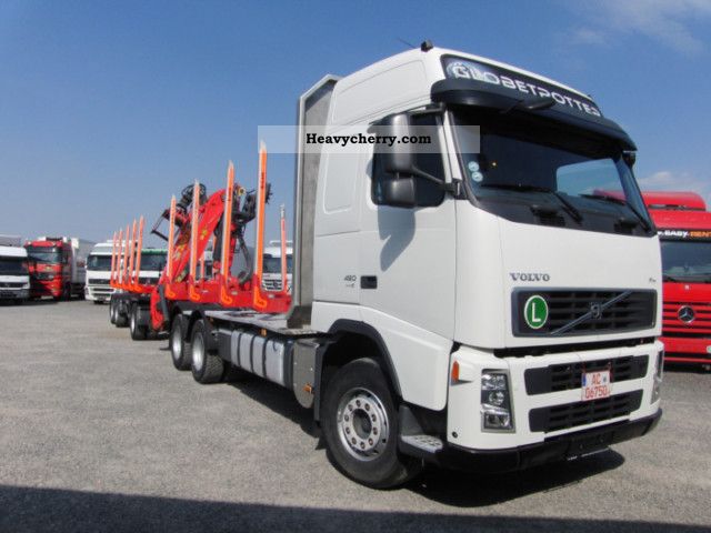 2008 Volvo  FH 480 6x4 + Menke Janzen trailer Truck over 7.5t Timber carrier photo