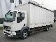 Volvo  FL7-240-4 flatbed € 7.30m curtainsider LBW 2007 Stake body and tarpaulin photo