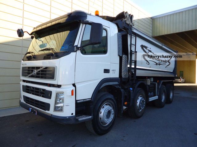 2007 Volvo  FM12.480 8x4 tipper air export 48.500Euro Truck over 7.5t Mining truck photo