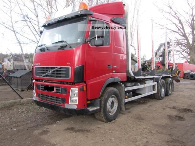 2006 Volvo  FH13, FH 13, 6x4, Loglift, analog. SPEEDOMETER Truck over 7.5t Timber carrier photo