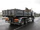 2000 Volvo  FM 7 310 hp 6x4 Hiab crane and container system Truck over 7.5t Roll-off tipper photo 2