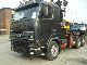 Volvo  FH12-6X2R timber truck with crane V21Z 2000 Heavy load photo