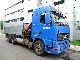 1996 Volvo  FH12-380 6x2 flatbed crane Palfinger EUR2 27 000 Truck over 7.5t Stake body photo 1