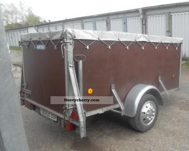 2007 Barthau  Open box with tarpaulin Trailer Trailer photo
