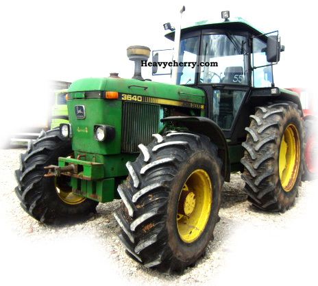 1986 John Deere  JD 3640 A 4x4 w3650 2-circuit air TÜV Agricultural vehicle Tractor photo
