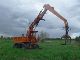 Atlas  1604 excavator with wood / scrap grapple 2011 Mobile digger photo