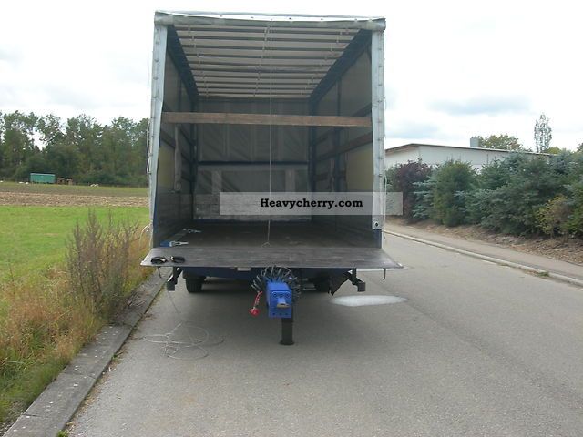 1999 Wagner  Tandem 10 tons. Trailer Stake body and tarpaulin photo