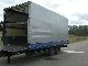 1999 Wagner  Tandem 10 tons. Trailer Stake body and tarpaulin photo 1