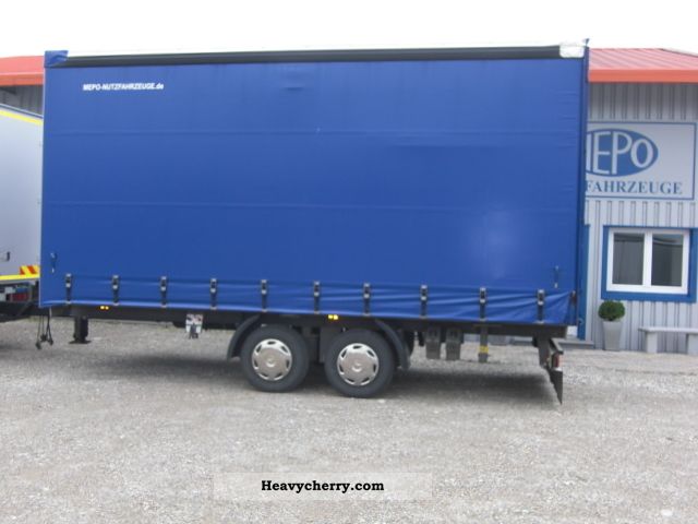 2007 Other  Tandem curtain 2.80m interior height 276, - per month Trailer Stake body and tarpaulin photo