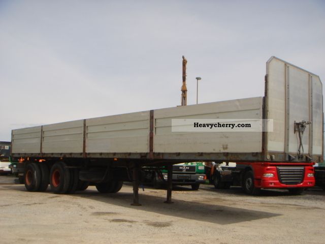 1981 Other  Vozila Gorica flatbed trailer aluminum Bordw Semi-trailer Stake body photo