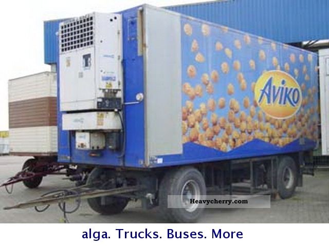 1989 Other  6.6 mtr. Refrigerated trailers, air suspension 18 To. Trailer Refrigerator body photo