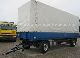 Other  18 to 2-axle trailer * lift * Edscha 2000 Stake body and tarpaulin photo