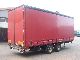 2002 Other  TPA-135 tandem Edscha-7, 20m Pr / Pl-curtainsider Trailer Stake body and tarpaulin photo 2