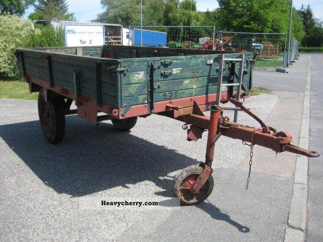 2011 Other  One axle trailer Agricultural vehicle Loader wagon photo