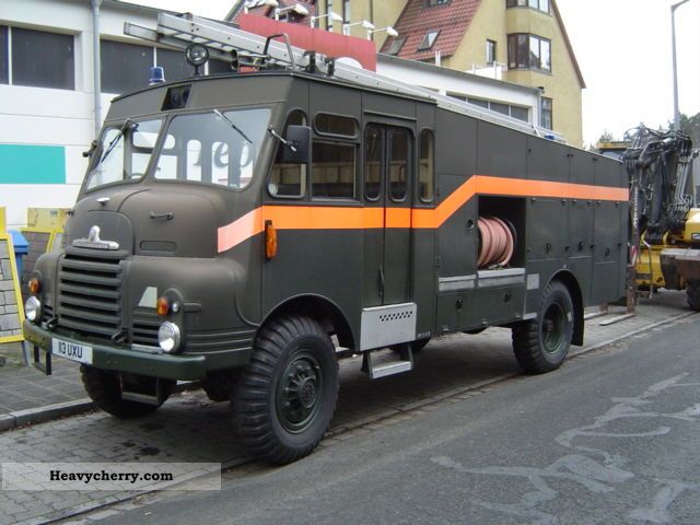 1956 Other  Bedford Green Goddess fire engines RHD Van or truck up to 7.5t Other vans/trucks up to 7 photo