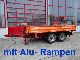 Other  13.5 t tandem trailer with aluminum ramps 2002 Three-sided tipper photo