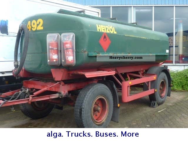 1974 Other  BLUMHARDT steel tank trailers 11 000 liters. Agricultural vehicle Plant protection photo