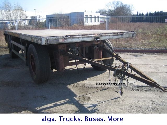 1992 Other  Ackermann, 7 m wide, 2,5 m platform Agricultural vehicle Loader wagon photo
