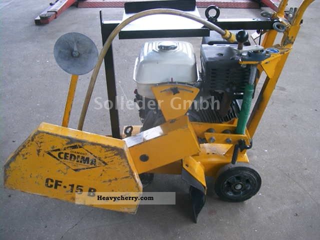 1997 Other  Cedima CF 15B Joint cutter Construction machine Other construction vehicles photo