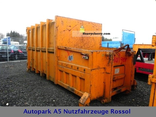 1991 Other  AJK roll-off compactor 16m ³ Truck over 7.5t Roll-off tipper photo