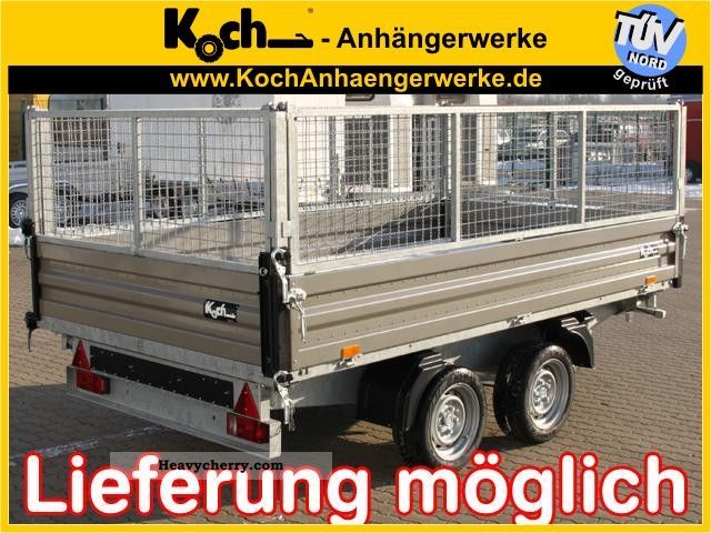 2011 Other  OTHER HTK 3000.31 175x314cm 3,0 t + Gitteraufsa Trailer Three-sided tipper photo