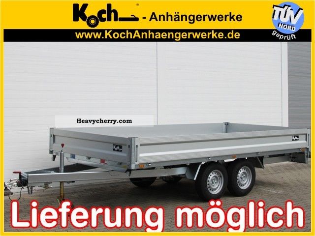 2011 Other  OTHER 2.0 ton flatbed 175x426cm 13Zoll Trailer Trailer photo