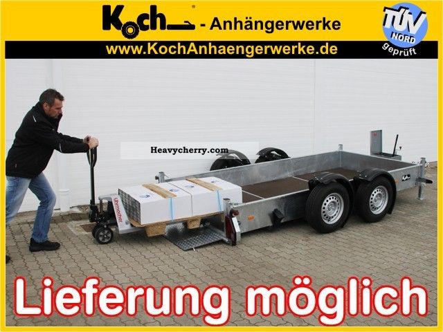 2011 Other  OTHER GAS Absenkanhänger 175x366cm 3.5T Trailer Low loader photo