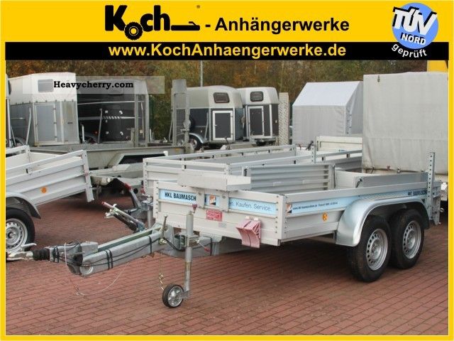 2011 Other  OTHER 150x300cm 2.6t drawbar height adjustable Trailer Trailer photo