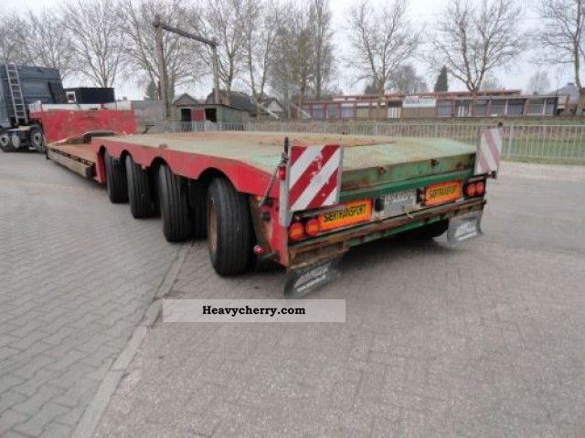 1996 Other  Kromhout Full Heavy Steering / Extended Semi-trailer Low loader photo