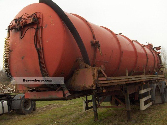 1999 Other  Vaccum cleaner feces 21000Liter 21m ³ Semi-trailer Tank body photo