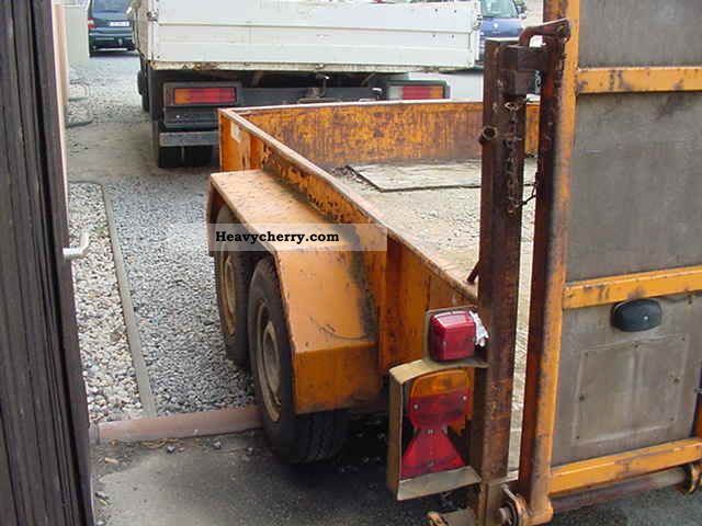 1992 Other  Trailer with ramp CTI 4261 Trailer Low loader photo