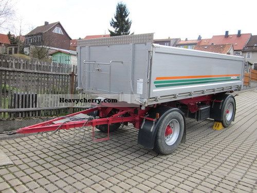 2009 Other  Heuser 2 axle trucks well maintained 3 page Trailer Three-sided tipper photo