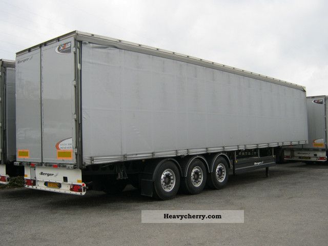 2009 Other  BERGER LIGHT / LOW WEIGHT 4830 kg! Semi-trailer Stake body and tarpaulin photo