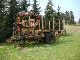 Other  1-axle timber trailer with wood + wood Atlas crane hook 2011 Loader wagon photo