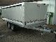 Other  Flatbed with canvas 415x210x120 2500kg 2011 Trailer photo