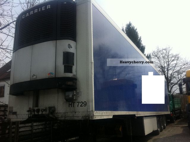 2001 Other  Weka frozen with unterfalbare aerial platform Semi-trailer Deep-freeze transporter photo