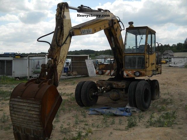 1987 Other  WARYŃSKI K 406 koparka WARYŃSKI Construction machine Mobile digger photo