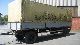 1986 Other  Meier leaf springs 18 To 8.03 mtr Edscha Ladefl Trailer Stake body and tarpaulin photo 3