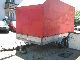 1992 Other  Dunkhorst 2600kg tarp flatbed car carrier Trailer Stake body and tarpaulin photo 1