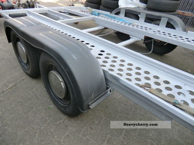 1976 Other  TECHAU tip-up trailers 2 TONNER 2ACHSER WINCH Trailer Car carrier photo