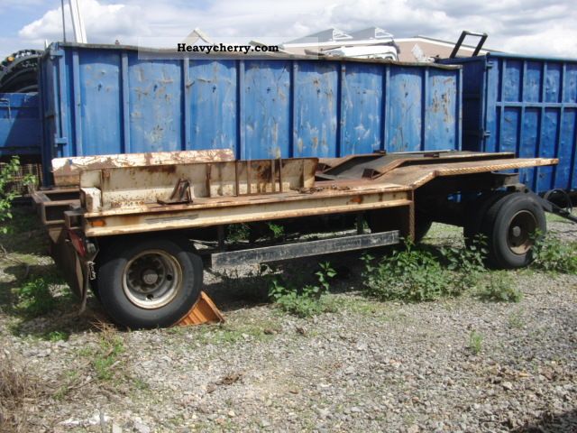 1982 Other  Georg-off container trailer Trailer Roll-off trailer photo
