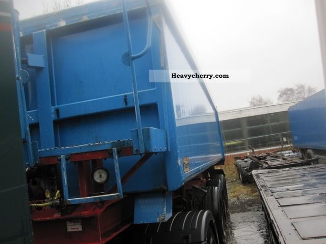 1999 Other  Meier Ling, 24m ³, Alumulde, steel floor Semi-trailer Tipper photo