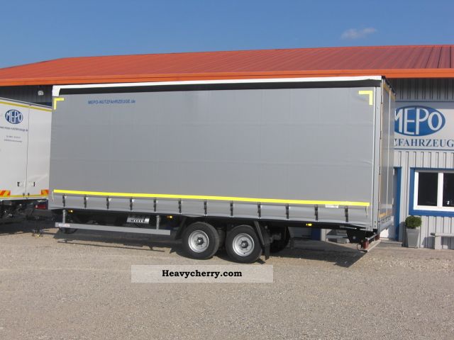 2011 Other  Tandem Schiebegardine NEW 324, - per month Trailer Stake body and tarpaulin photo