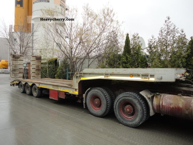 1988 Other  3-axle trailer - 47 tons Semi-trailer Low loader photo