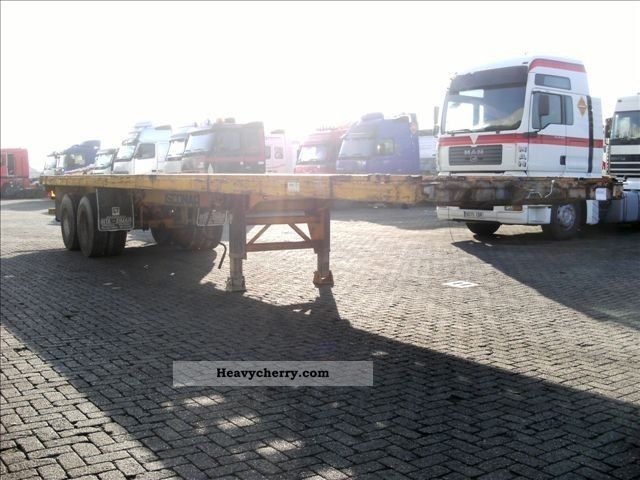 1980 Other  OPEN STEEL SUSPENSION 2-AS Semi-trailer Stake body photo