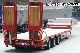 2012 Other  3 x SAF axle / low platform bed 30T/hydraulic ramp Semi-trailer Low loader photo 2