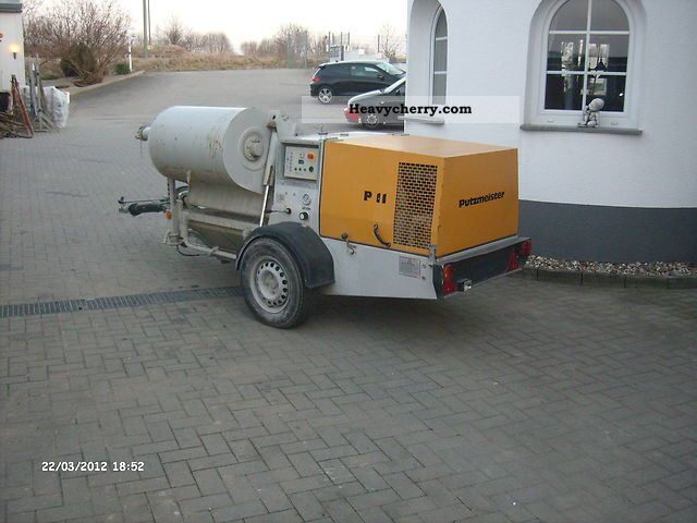 1998 Other  Putzmeister screed pump SP11 tile line Construction machine Other construction vehicles photo